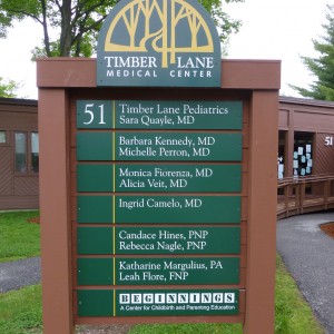 Timber Lane Medical Center Sign