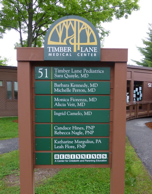 Timber Lane Medical Center Sign