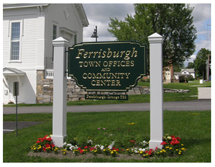 Ferrisburgh town offices sign