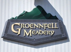 Groennfell Meadery Sign