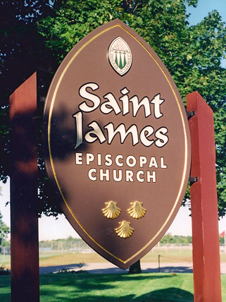 Saint James Episcopal Church sign