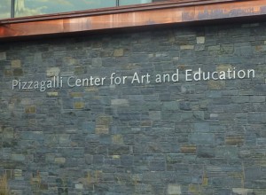 Pizzagalli Center for Art and Education sign