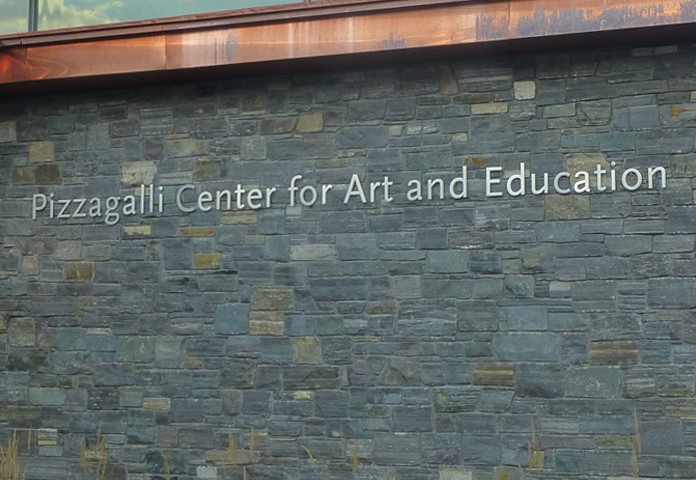 Pizzagalli Center for Art and Education sign
