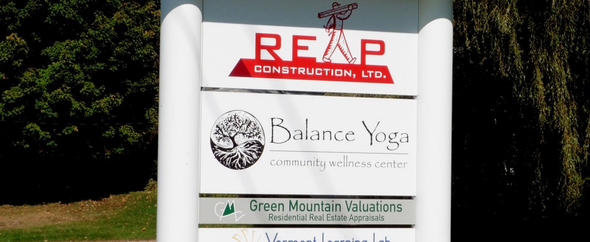 REAP Construction | Balance Yoga | Green Mountain Valuations