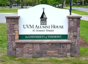 UVM Alumni House Monument & Bench