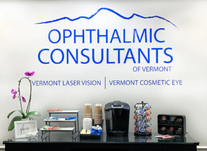 ophthalmic consultants vinyl wall lettering