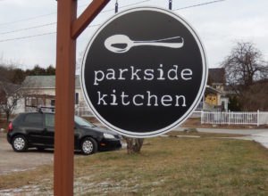 Parkside Kitchen Vinyl Graphics Sign