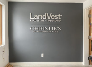 LandVest & Christie's Raised Wall Graphics