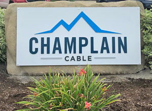 Champlain Cable - Custom Raised Acrylic Lettering Sign
