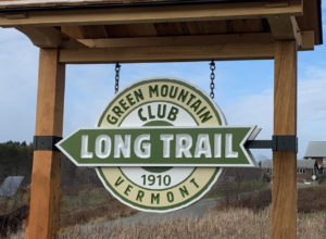 Long Trail Sign - Carved Painted Custom Sign