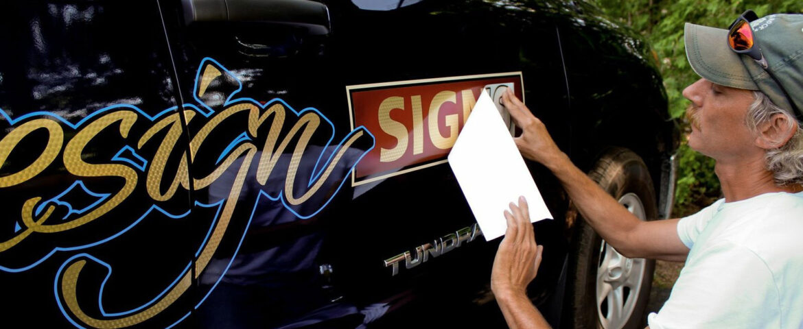 Vinyl Graphics Sign