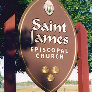 Saint James Episcopal Church sign