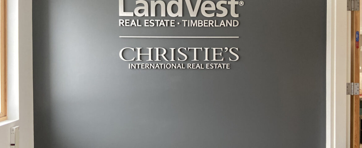 LandVest & Christie's Raised Wall Graphics