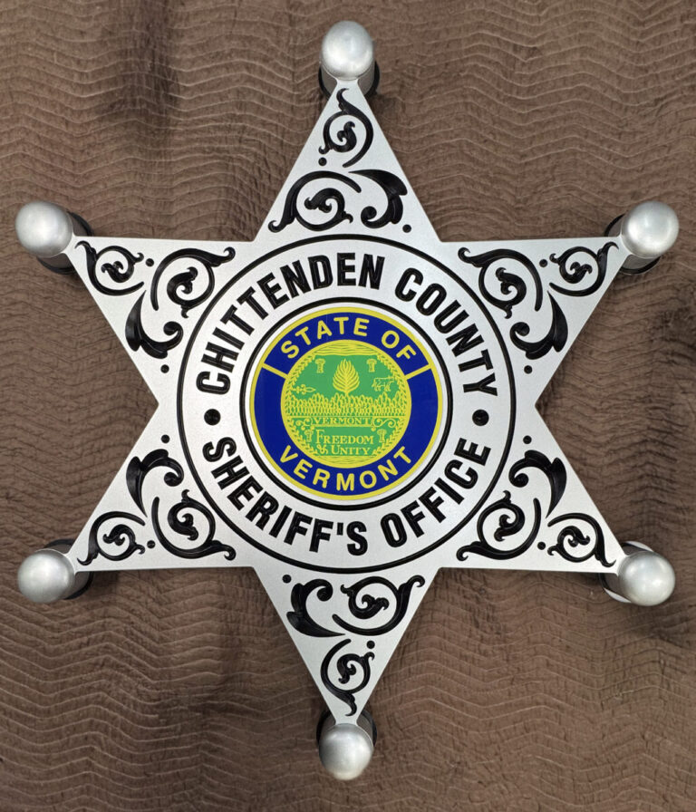 Chittenden County Sheriff's Office Sign