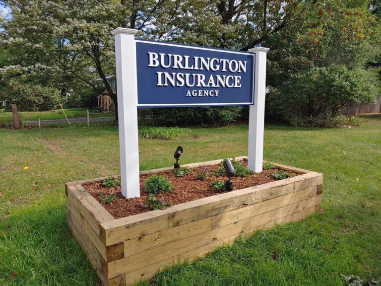 Burlington Insurance Sign
