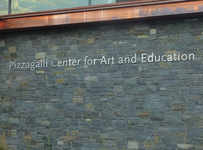 Pizzagalli Brushed Aluminum Lettering