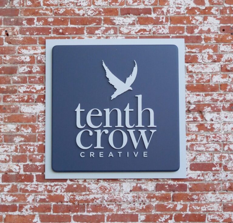 Tenth Crow Wall Sign