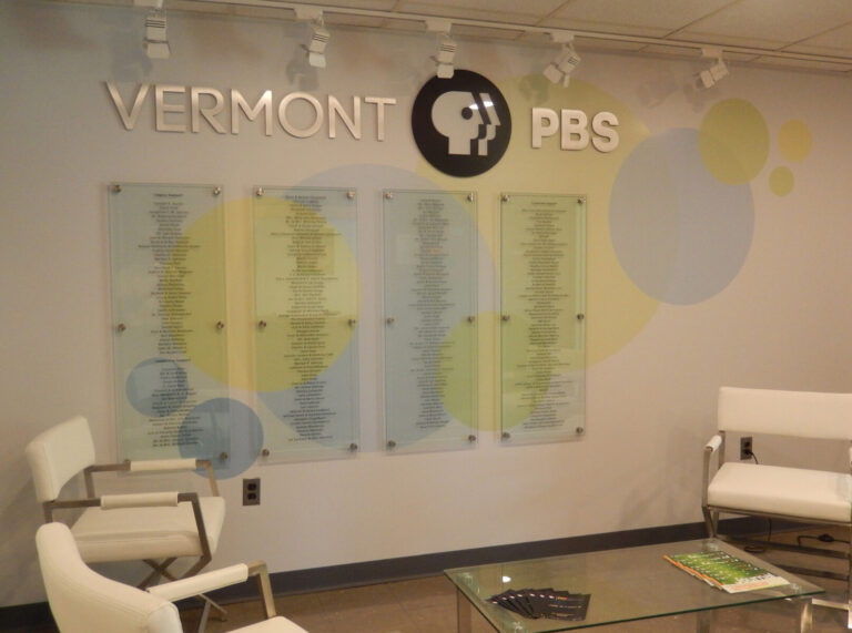 VPT Glass and Aluminum Recognition Wall